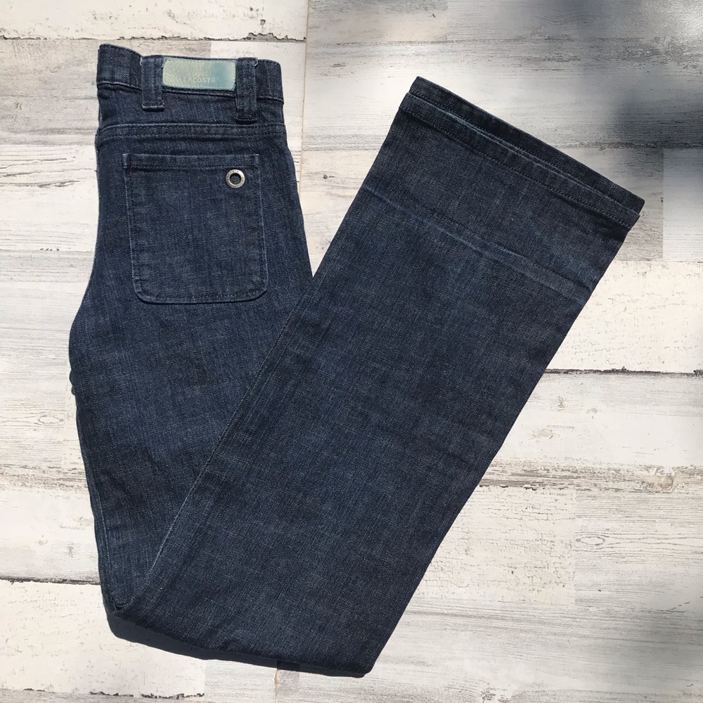 💜Lacoste boot cut Jeans 34 XS